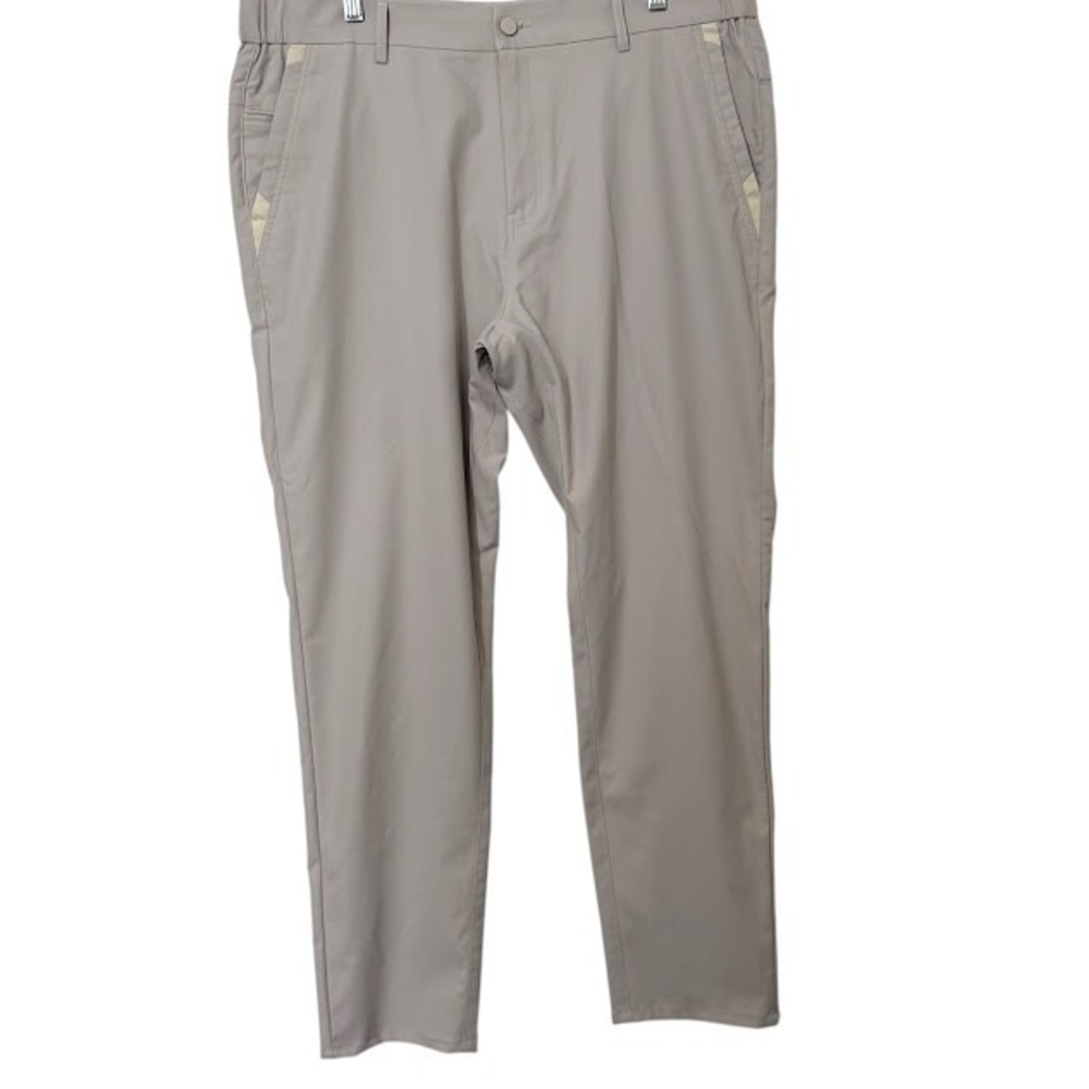 Jack Archer Stone Gray‎ Jetsetter Performance Chino Golf Pants Mens 36